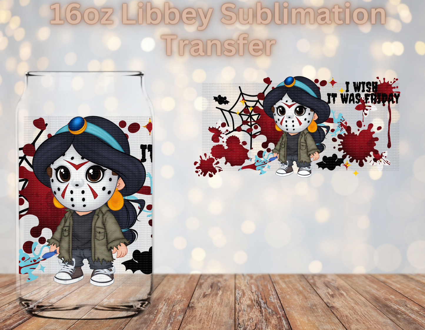 Spooky Princess Sublimation Transfer