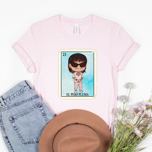 El Peso Pluma loteria card HTV