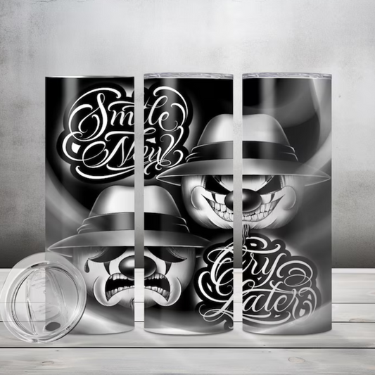 Smile now Cry later Tumbler Transfer