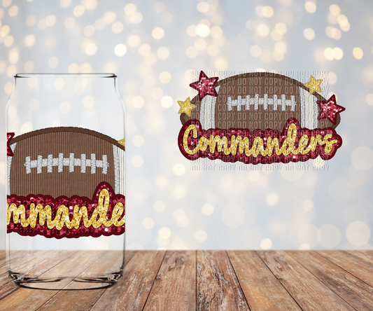 Commanders Libbey Decal