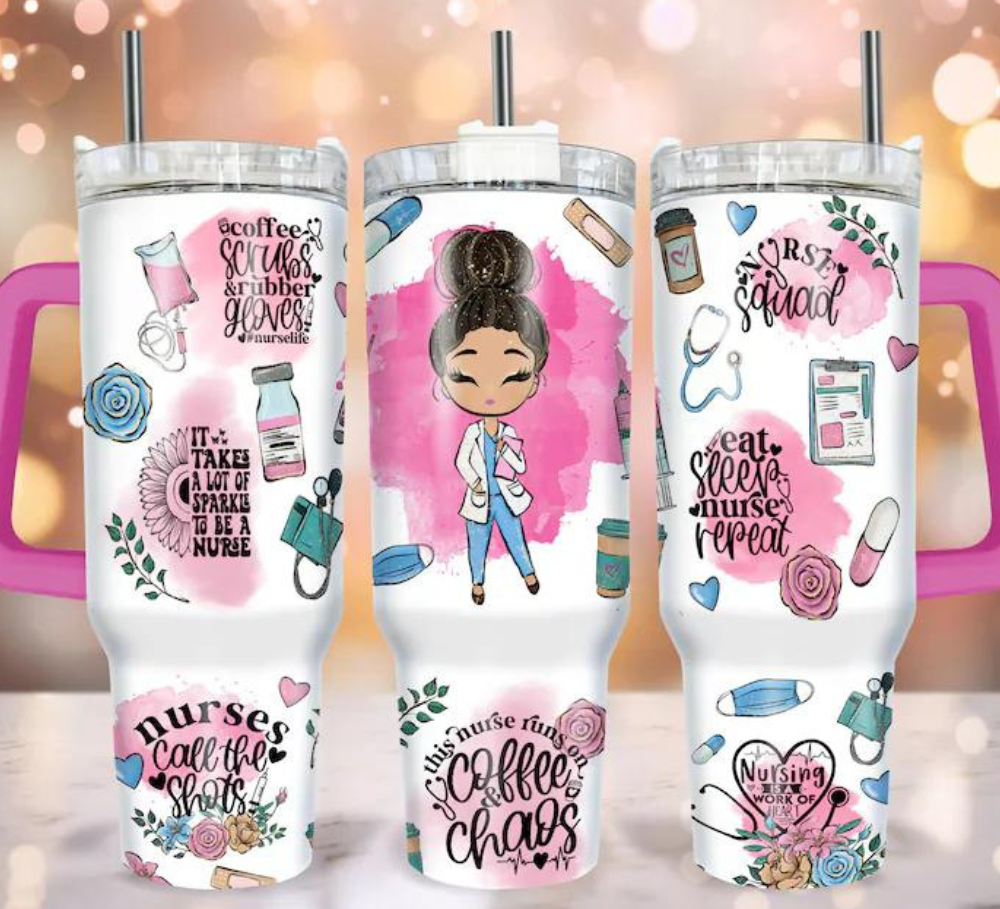 Nurse 40oz Quencher Sublimation Transfer