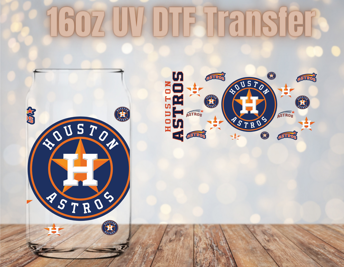 Astros UV DTF Wrap