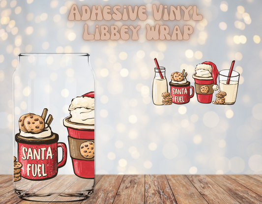 Santa Fuel 16oz Libbey Wrap