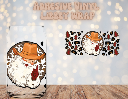 Leopard Santa Libbey Wrap