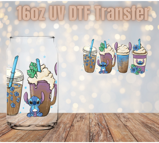 Alien Lattes UV DTF Wrap