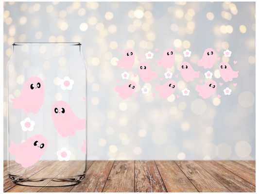 Ghosts and flowers Libbey Wrap