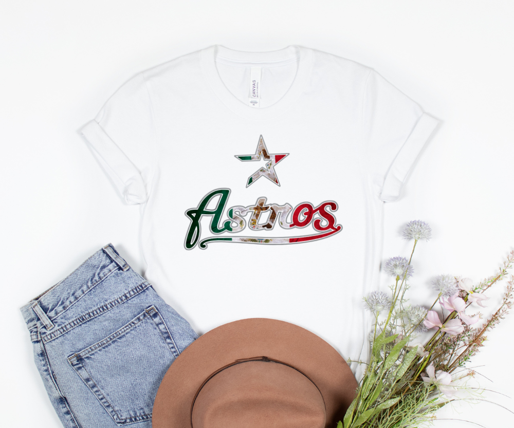 MX Astros Clear Film Screen Print