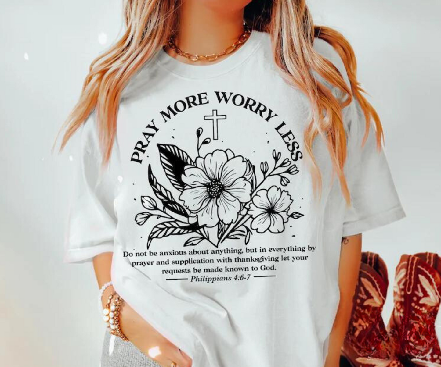 Pray more worry less