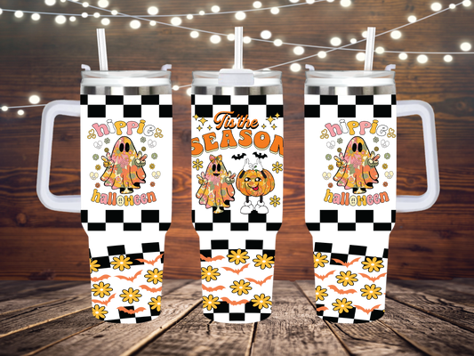 Hippie Halloween 40oz Quencher Sublimation Transfer