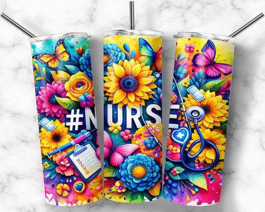 Nurse colorful Sublimation Transfer