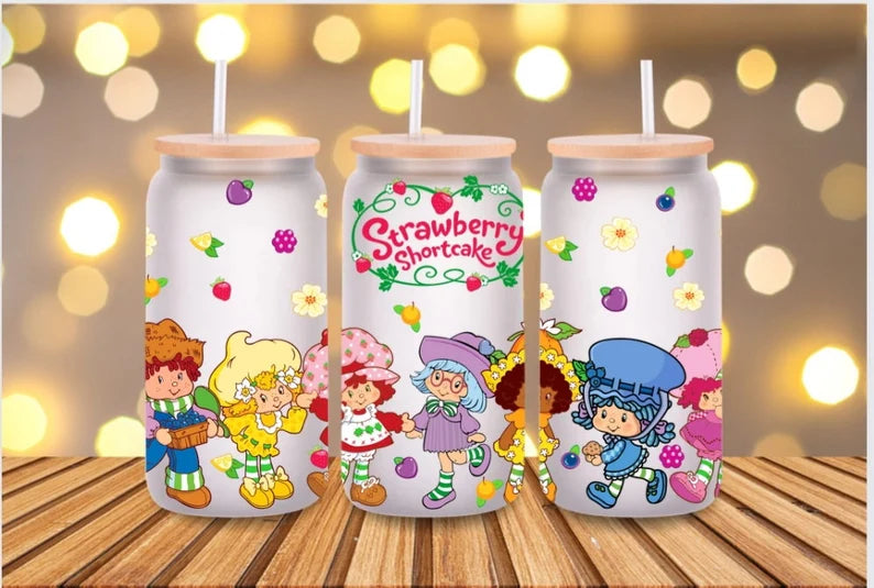 Strawberry and Friends UV DTF