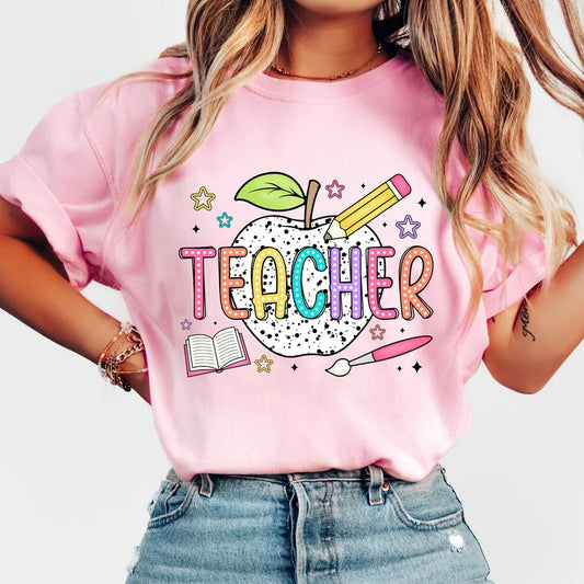 Teacher white apple HTV