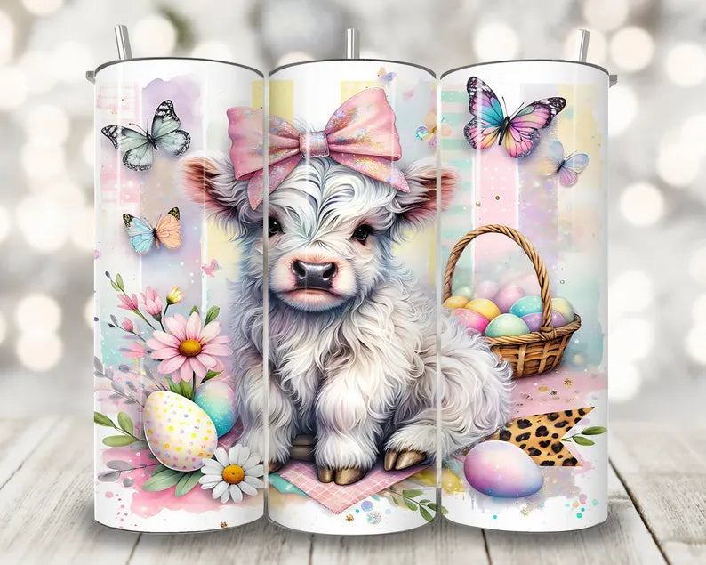 Cute Easter animal Tumbler Transfer