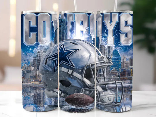 Cowboys helmet 2025 Tumbler Transfer