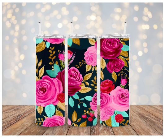 Watercolor roses Sublimation Transfer