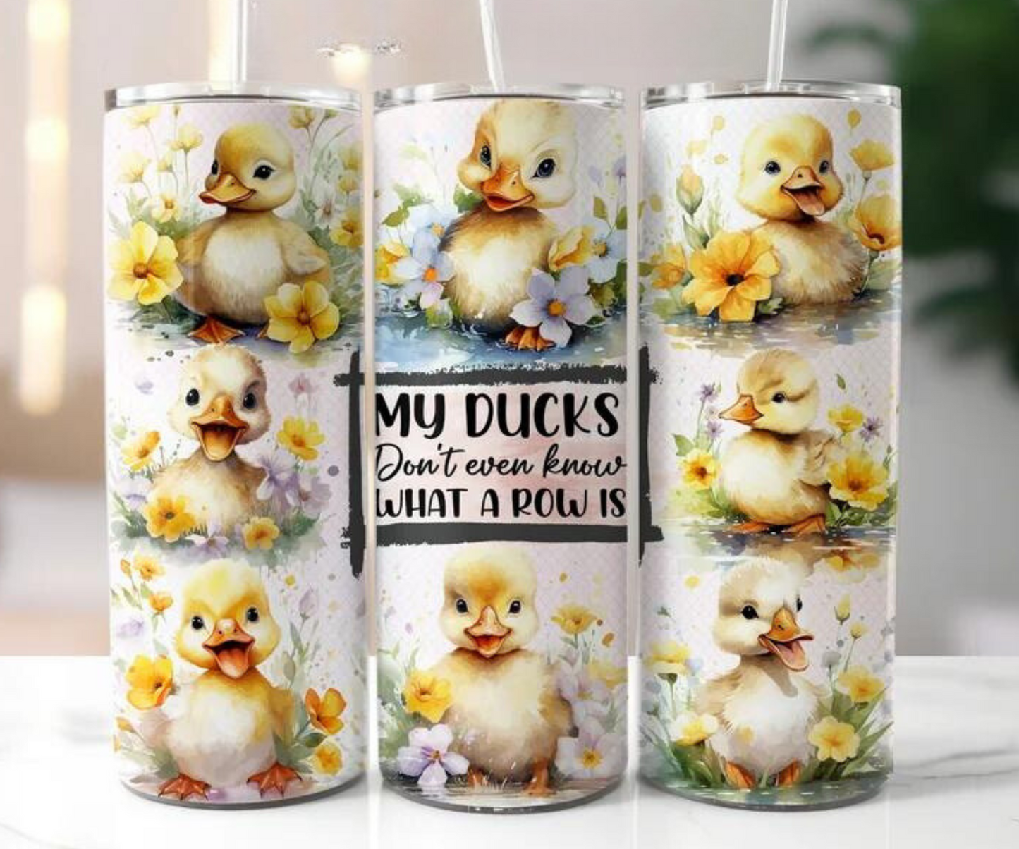 My Ducks don't even know what a row is Sublimation Transfer