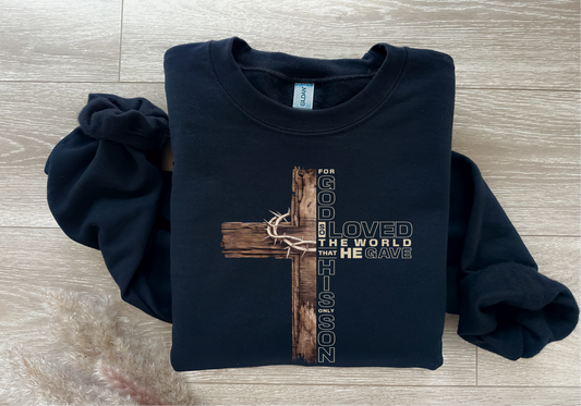 For God do loved the world DTF transfer