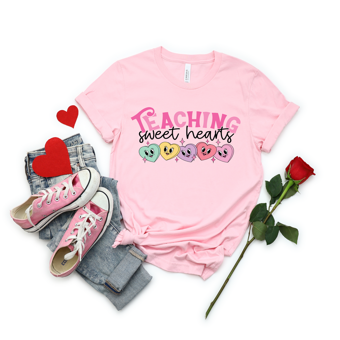 Teaching Sweethearts Clear Film Screen Print