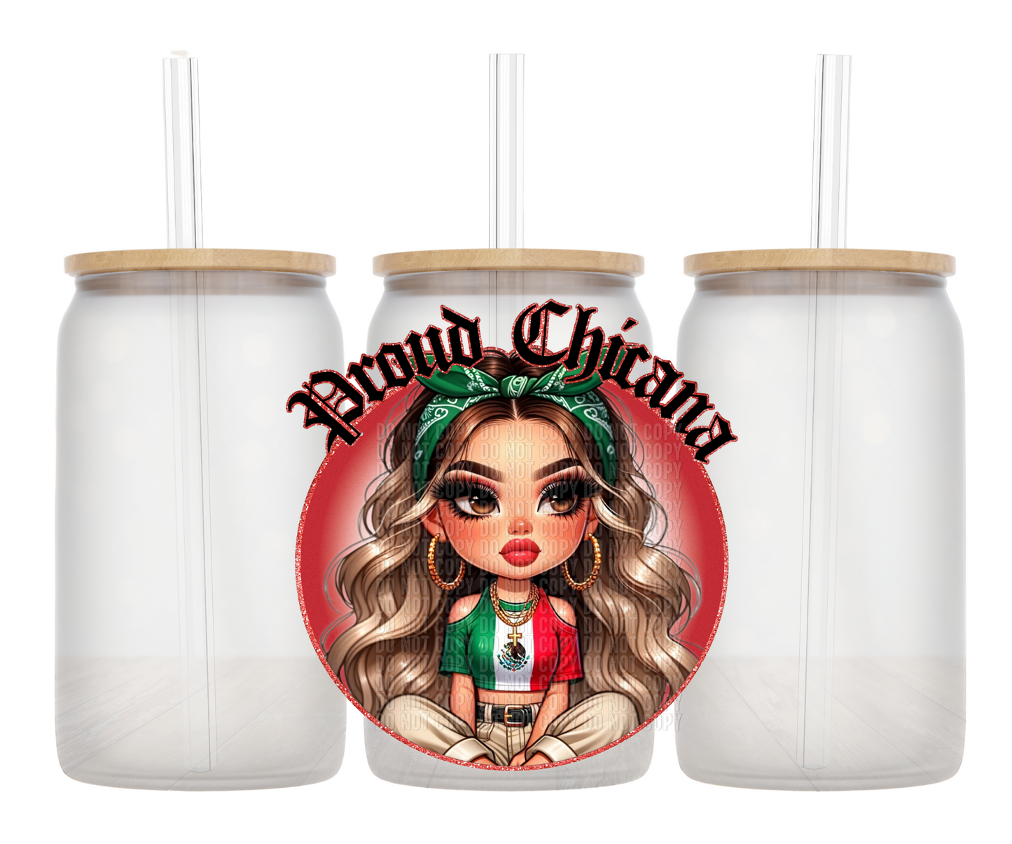 Proud Chicana Guera UV DTF Decal