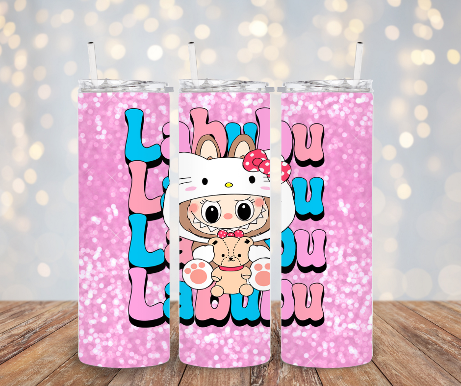 Gatita Bubu sparkle Tumbler Transfer