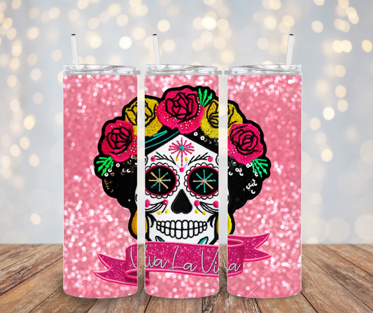 Viva la Viida frida sparkle Tumbler Transfer