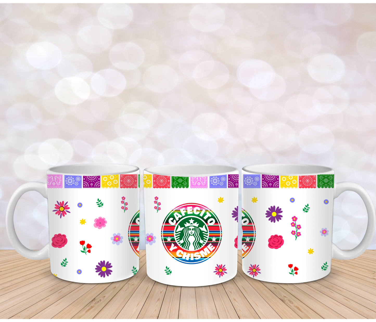 Cafesito Y Chisme papel picado