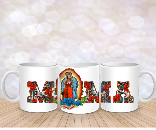 Mama Virgen De Guadalupe Mug Wrap