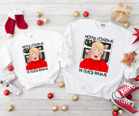 Merry Christmas Ya Filthy Animal HTV