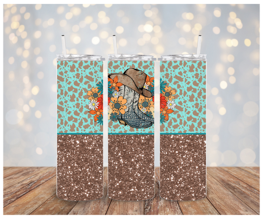 Boots/Hat glitter Vinyl Wrap