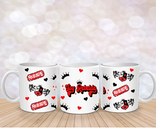 Soy Rebelde mug wrap