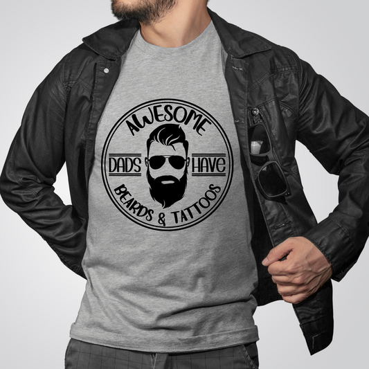 Awesome Dads have beards & tattoos