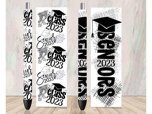 Seniors 2023 (pack of 2) Pen Wrap