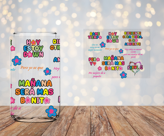 Manana Sera Bonito Libbey Sublimation Transfer