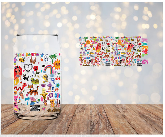 Manana Sera Bonito Libbey Sublimation Transfer