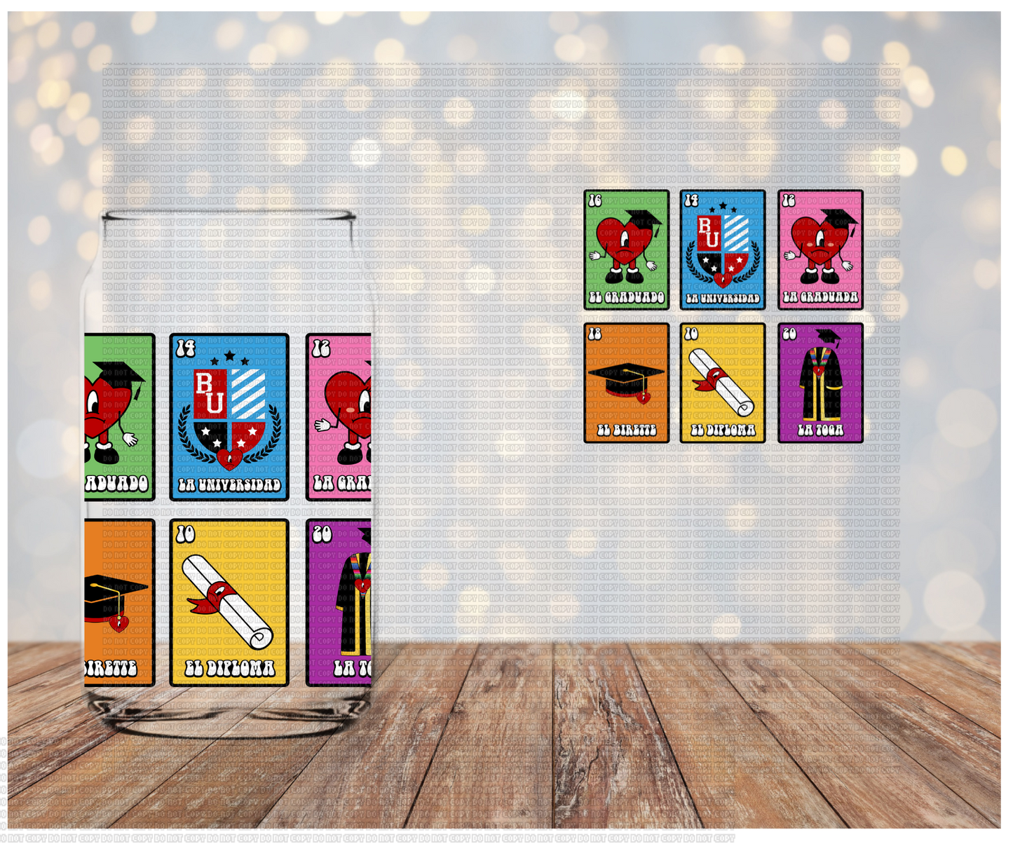 BB Loteria Libbey Sublimation Transfer