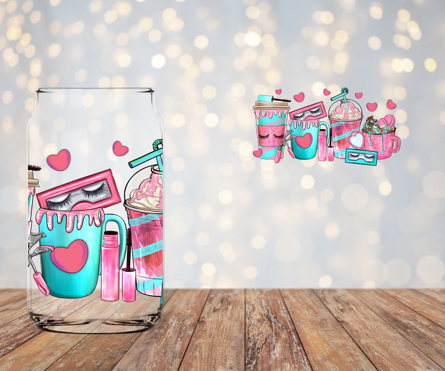 Lash Boss Lattes Libbey Sublimation Transfer