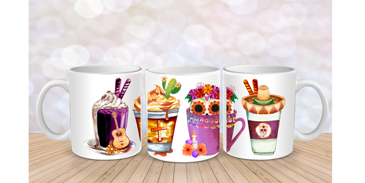 Day of the dead cafesitos mug wrap