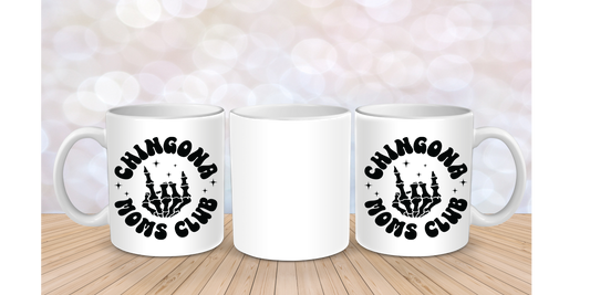 Chingona Mom Club Mug wrap