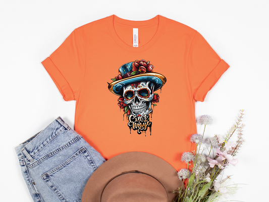 Cinco De Mayo Skull with hat HTV