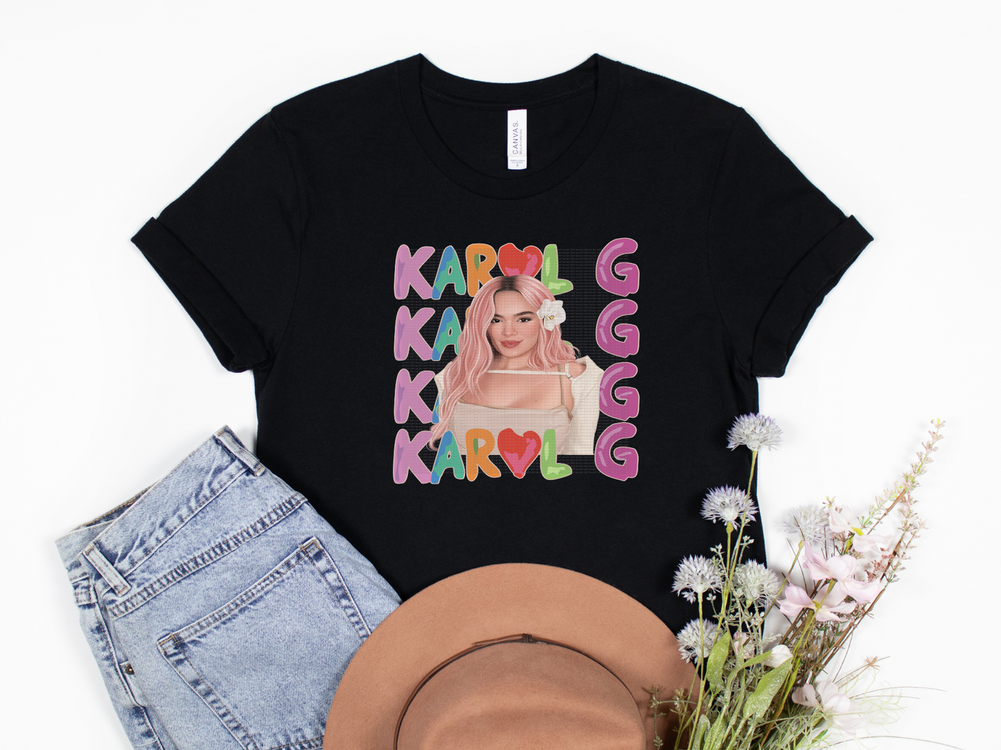 KG Pink Hair HTV