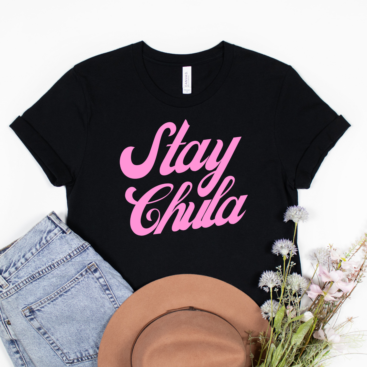 Stay Chula (light pink ink)