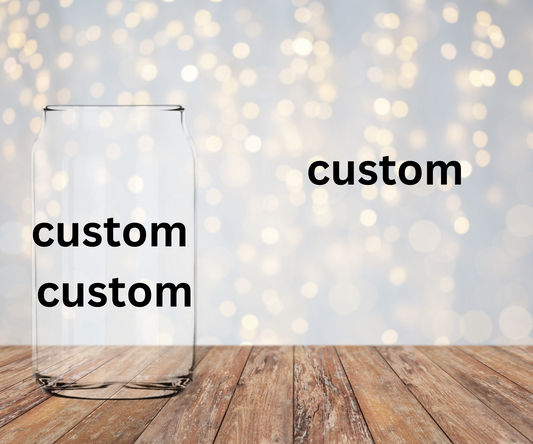 Custom Libbey Sublimation Transfer