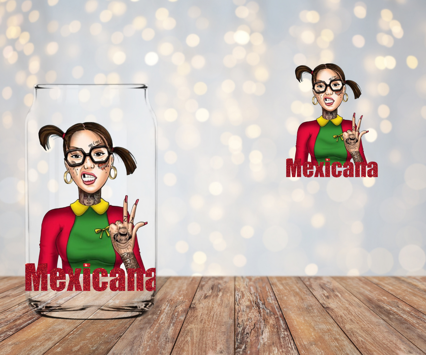 Chilindrina (2 images per page) Libbey Sublimation Transfer