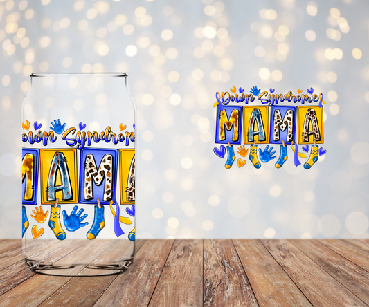 Down Syndrome mama (2 images per page) Libbey Sublimation Transfer