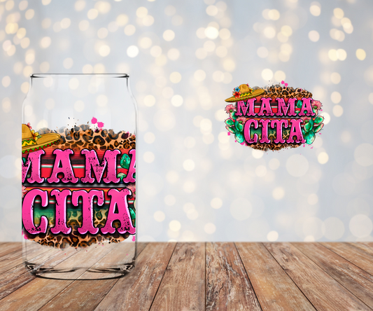 Mamacita (2 images per page) Libbey Sublimation Transfer