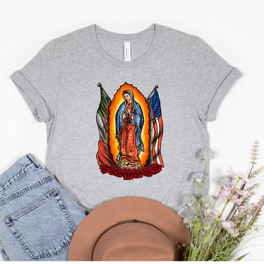 Virgen Maria with flags HTV