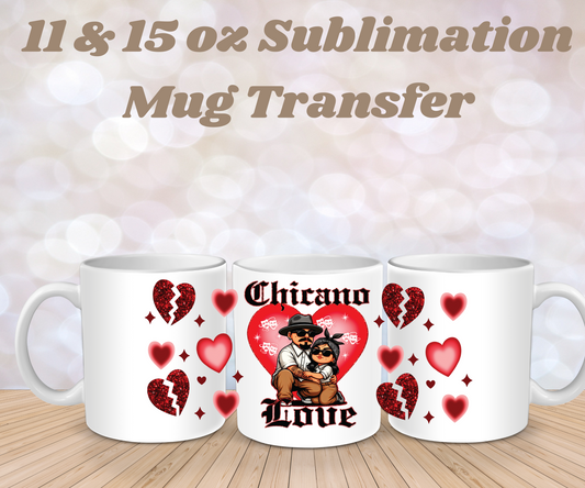 Chicano love Mug wrap