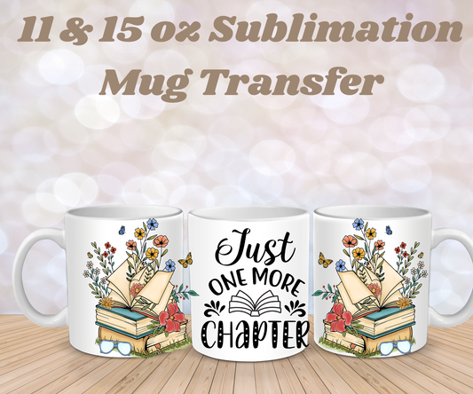 Just one more chapter Mug wrap