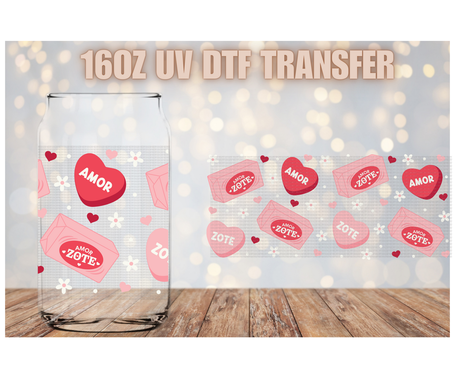 Amor Zote UV DTF Wrap