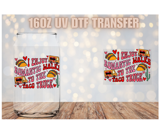 I enjoy romantic walks... UV DTF Wrap